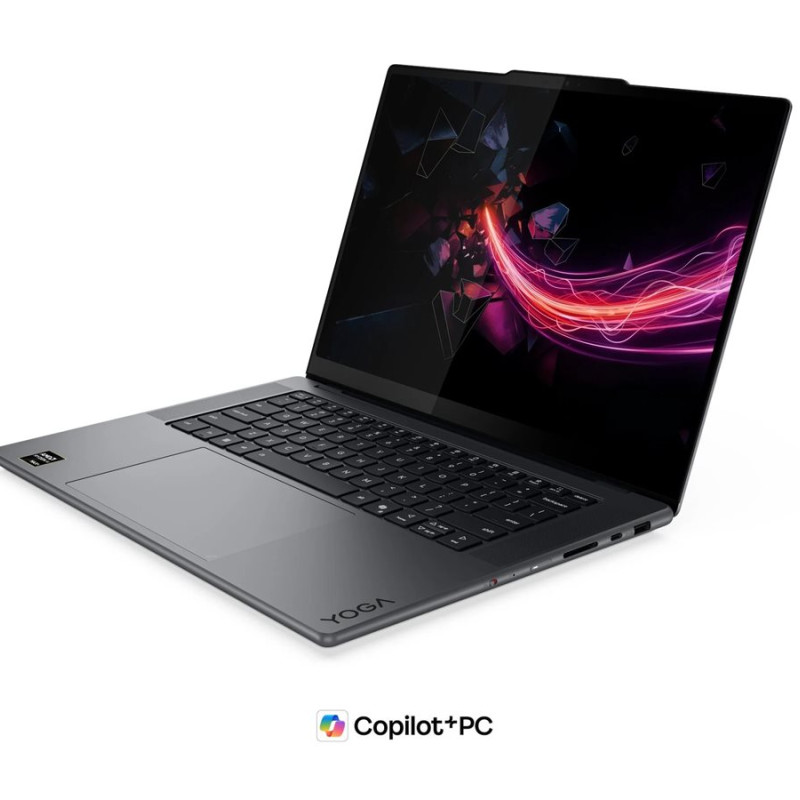 Lenovo Yoga Pro 7 15ASH11 AMD | Thunder Grey | 15.3 " | OLED | Touchscreen | 2.5K WQXGA | 2560 x 1600 pixels | AMD Ryzen AI Max+ | 388 | 64 GB | Soldered LPDDR5X | Solid-state drive capacity 1000 GB | AMD Radeon 8060S Graphics | Windows 11 Pro | 802.11be | Bluetooth version 5.4 | Keyboard language English | Keyboard backlit