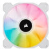 Corsair | 140 mm balts PWM ventilators, divu ventilatoru komplekts ar Lighting Node CORE | iCUE SP140 RGB ELITE Performance | korpusa ventilators