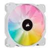 Corsair | 140 mm balts PWM ventilators, divu ventilatoru komplekts ar Lighting Node CORE | iCUE SP140 RGB ELITE Performance | korpusa ventilators
