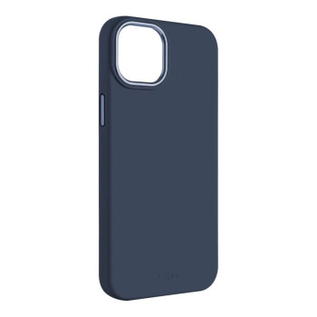 Fixed | MagFlow | Aizmugures vāciņš | Apple | iPhone 15 Plus | Šķidrs silikons | Zils