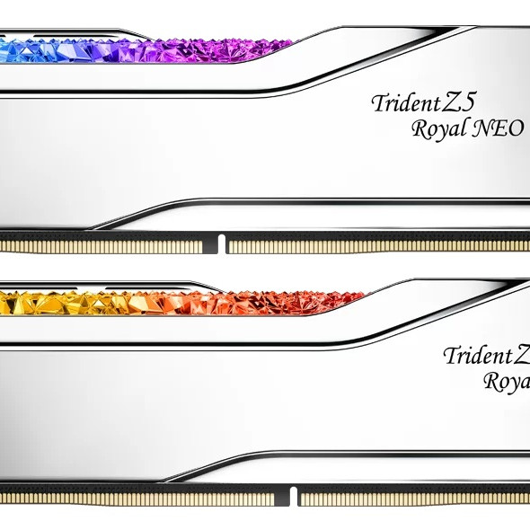 G.Skill Trident Z5 Royal Neo | 32 (2x16GB) GB | DDR5 | 6400 MHz | PC/server | Reģistrēta Nē | ECC Nē