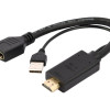 Cablexpert | Active 4K HDMI to DisplayPort Adapter | A-HDMIM-DPF-01 | Black | DisplayPort Female | HDMI Male (Type A) | 0.1 m