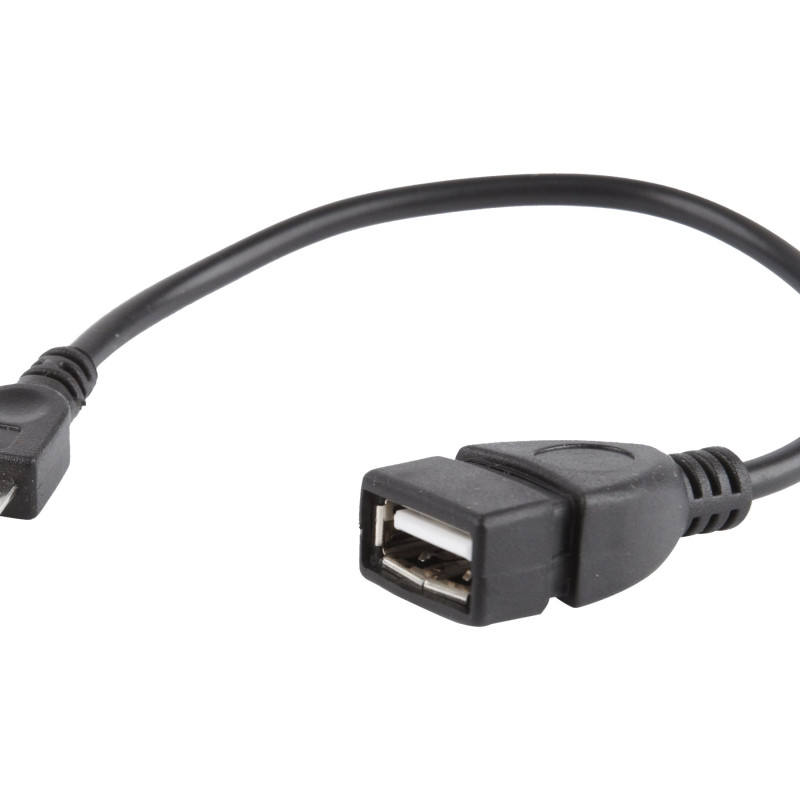 Cablexpert USB OTG AF uz Micro BM kabelis, 0.15 m | Cablexpert