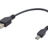 Cablexpert USB OTG AF uz Micro BM kabelis, 0.15 m | Cablexpert