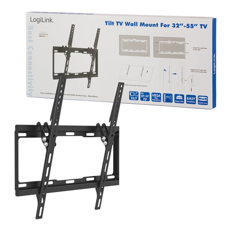 Logilink BP0012 TV Wall mount, 32–55", tilt -14°, 25 mm