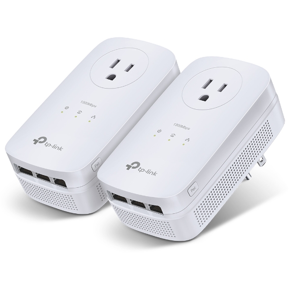 TP-LINK | AV1300 Gigabit Powerline ar caurlaidi Starta komplekts | TL-PA8030P KIT | 1300 Mbit/s | Ethernet LAN (RJ-45) porti 3 | Bez Wi-Fi | Ar papildu kontaktligzdu