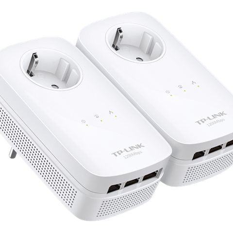 TP-LINK | AV1300 Gigabit Powerline ar caurlaidi Starta komplekts | TL-PA8030P KIT | 1300 Mbit/s | Ethernet LAN (RJ-45) porti 3 | Bez Wi-Fi | Ar papildu kontaktligzdu
