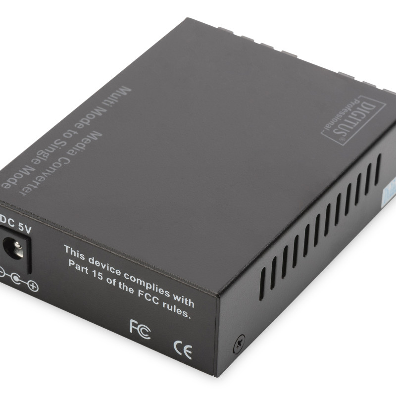 Digitus | Fast Ethernet optisko sakaru konvertors no multimode uz singlemode SC uz SC, viļņa garums 1310 nm | DN-82024 | SC | SC