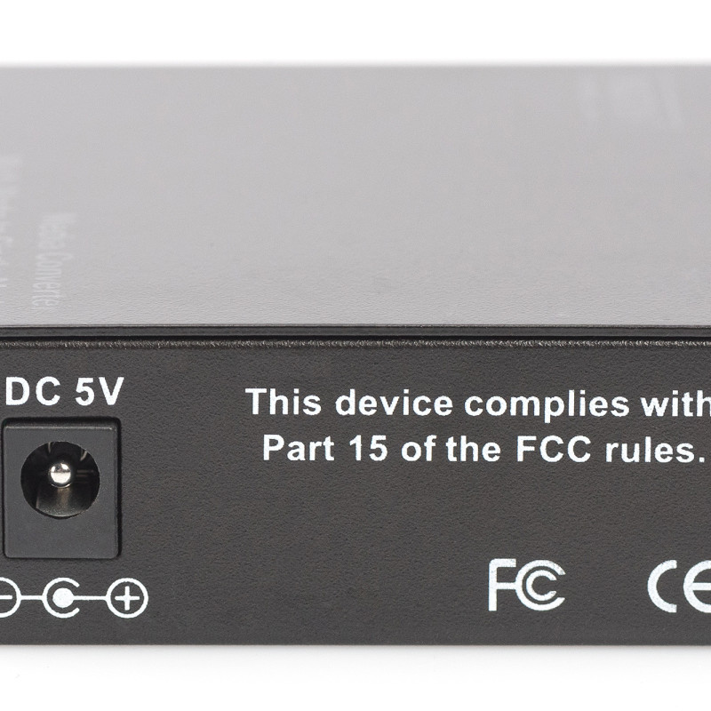 Digitus | Fast Ethernet optisko sakaru konvertors no multimode uz singlemode SC uz SC, viļņa garums 1310 nm | DN-82024 | SC | SC