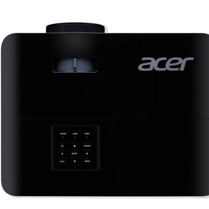 Acer | X1228HN | XGA (1024x768) | 4800 ANSI liumeni | Melns