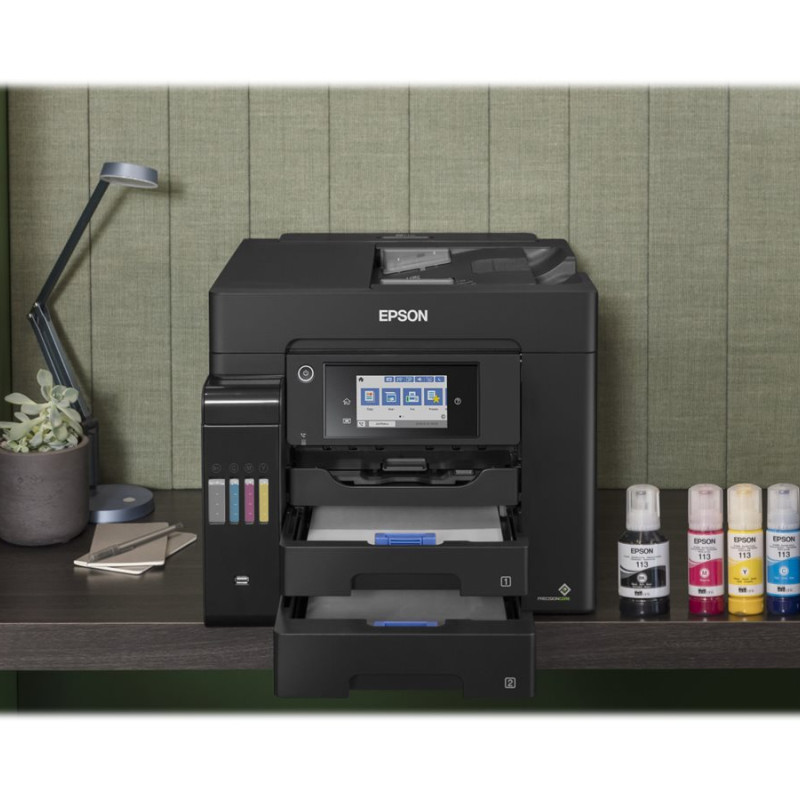 Epson | Daudzfunkcionālā printeris | EcoTank L6550 | Tintes | Krāsu | Tintes daudzfunkcionālais printeris | A4 | Wi‑Fi | Melns
