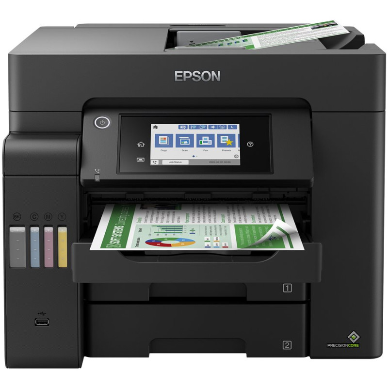 Epson | Daudzfunkcionālā printeris | EcoTank L6550 | Tintes | Krāsu | Tintes daudzfunkcionālais printeris | A4 | Wi‑Fi | Melns