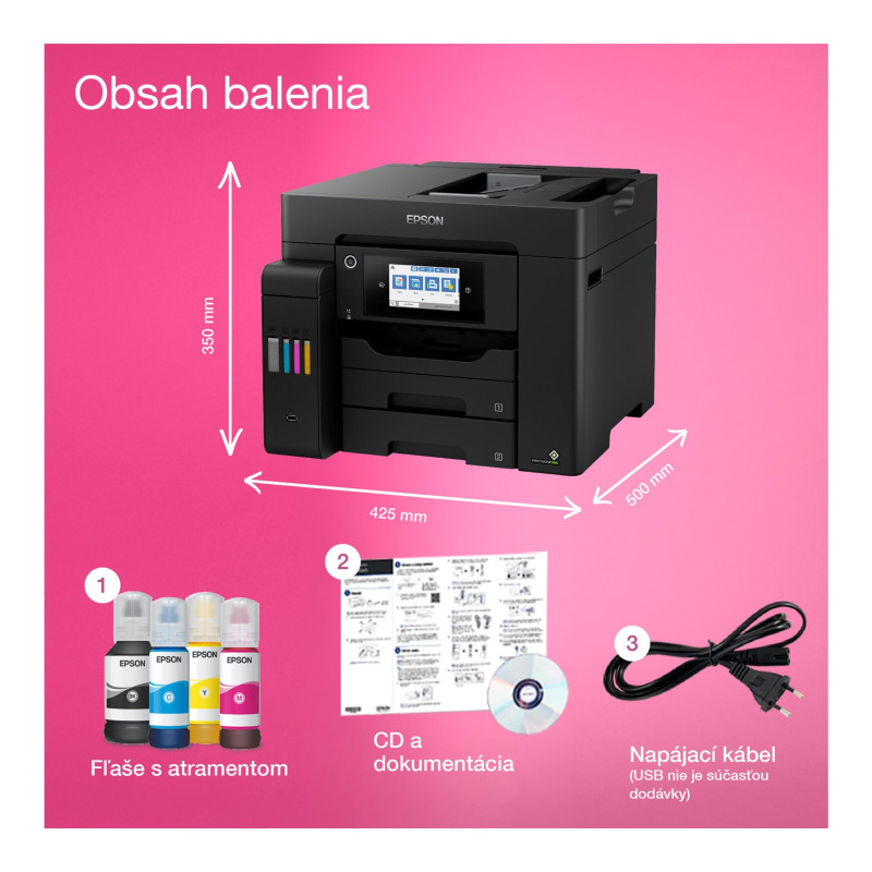 Epson | Daudzfunkcionālā printeris | EcoTank L6550 | Tintes | Krāsu | Tintes daudzfunkcionālais printeris | A4 | Wi‑Fi | Melns