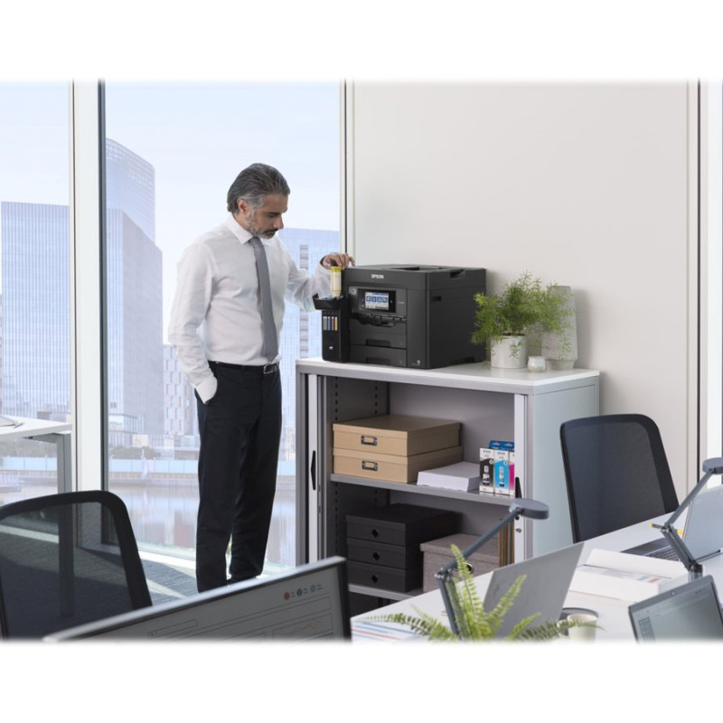 Epson | Daudzfunkcionālā printeris | EcoTank L6550 | Tintes | Krāsu | Tintes daudzfunkcionālais printeris | A4 | Wi‑Fi | Melns