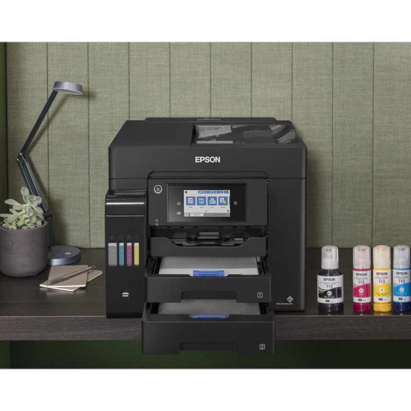 Epson | Daudzfunkcionālā printeris | EcoTank L6550 | Tintes | Krāsu | Tintes daudzfunkcionālais printeris | A4 | Wi‑Fi | Melns