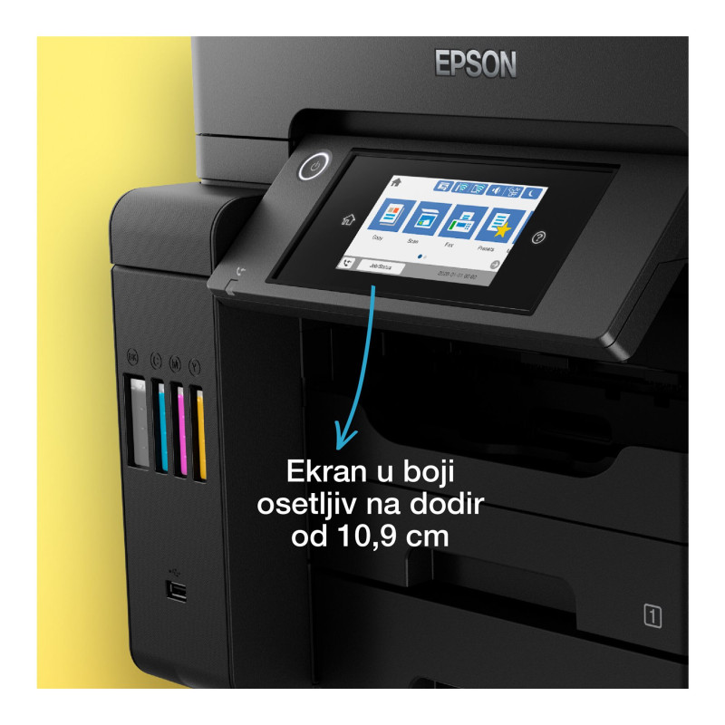 Epson | Daudzfunkcionālā printeris | EcoTank L6550 | Tintes | Krāsu | Tintes daudzfunkcionālais printeris | A4 | Wi‑Fi | Melns