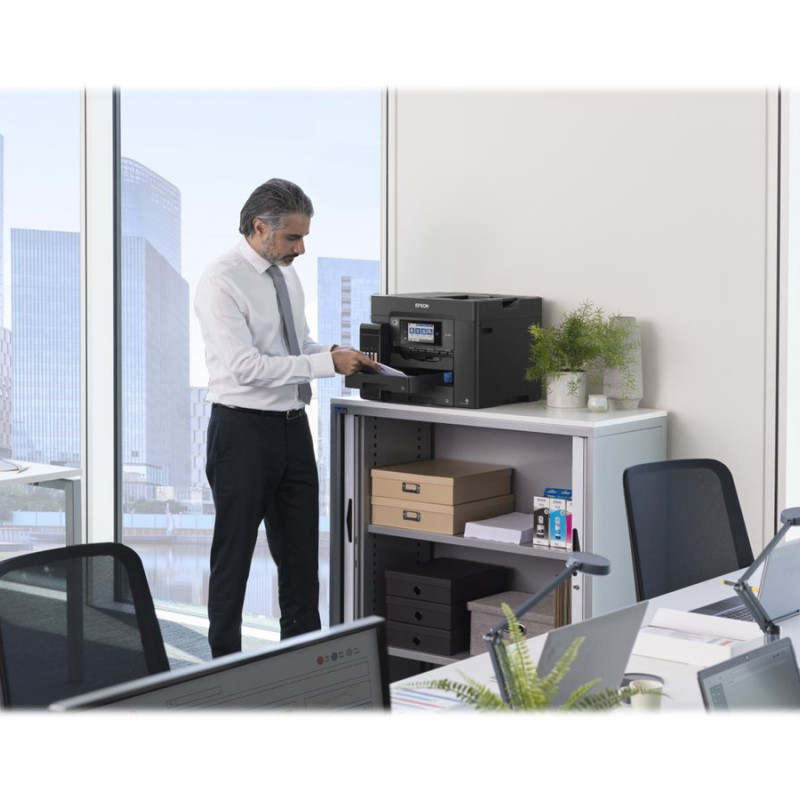 Epson | Daudzfunkcionālā printeris | EcoTank L6550 | Tintes | Krāsu | Tintes daudzfunkcionālais printeris | A4 | Wi‑Fi | Melns