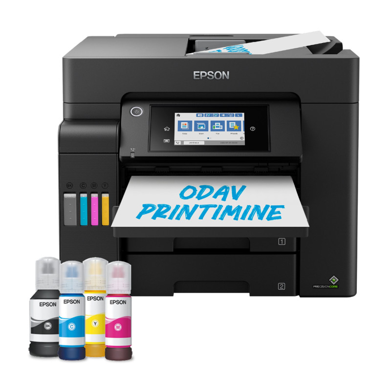 Epson | Daudzfunkcionālā printeris | EcoTank L6550 | Tintes | Krāsu | Tintes daudzfunkcionālais printeris | A4 | Wi‑Fi | Melns