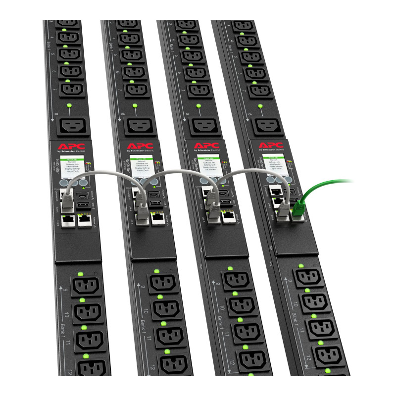 APC Rack PDU 9000 Switched, ZeroU, 32A, 230V, (21) C13 & (3) C19 | Schneider Electric