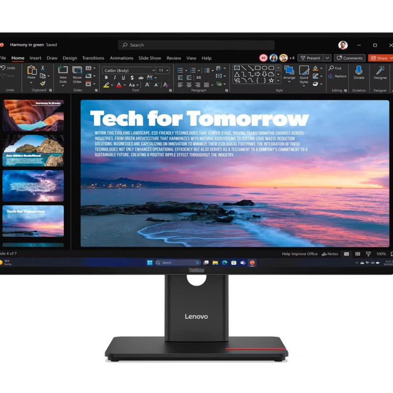 Lenovo | ThinkVision | T27QD-40 | 27 " | IPS | 16:9 | 120 Hz | 4 ms | 2560 x 1440 pixels | 350 cd/m² | HDMI ports quantity 1 | Eclipse black