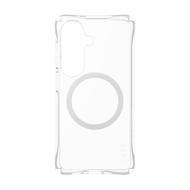 CARE by PanzerGlass Samba Case Transparent w. White Qi Samsung New Galaxy S26 | PanzerGlass