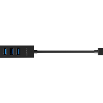 Raidsonic | 4 portu koncentrators ar USB 3.0 Type-A, Type-C, Gigabit LAN | Icy Box IB-HUB1419-LAN