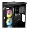 Corsair Dual Chamber PC korpuss | iCUE LINK 6500X RGB | Melns | Mid Tower | ATX