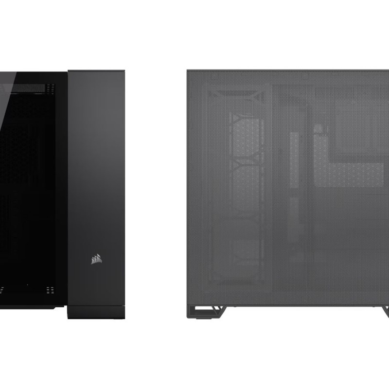 Corsair Dual Chamber PC korpuss | iCUE LINK 6500X RGB | Melns | Mid Tower | ATX