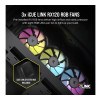 Corsair Dual Chamber PC korpuss | iCUE LINK 6500X RGB | Melns | Mid Tower | ATX