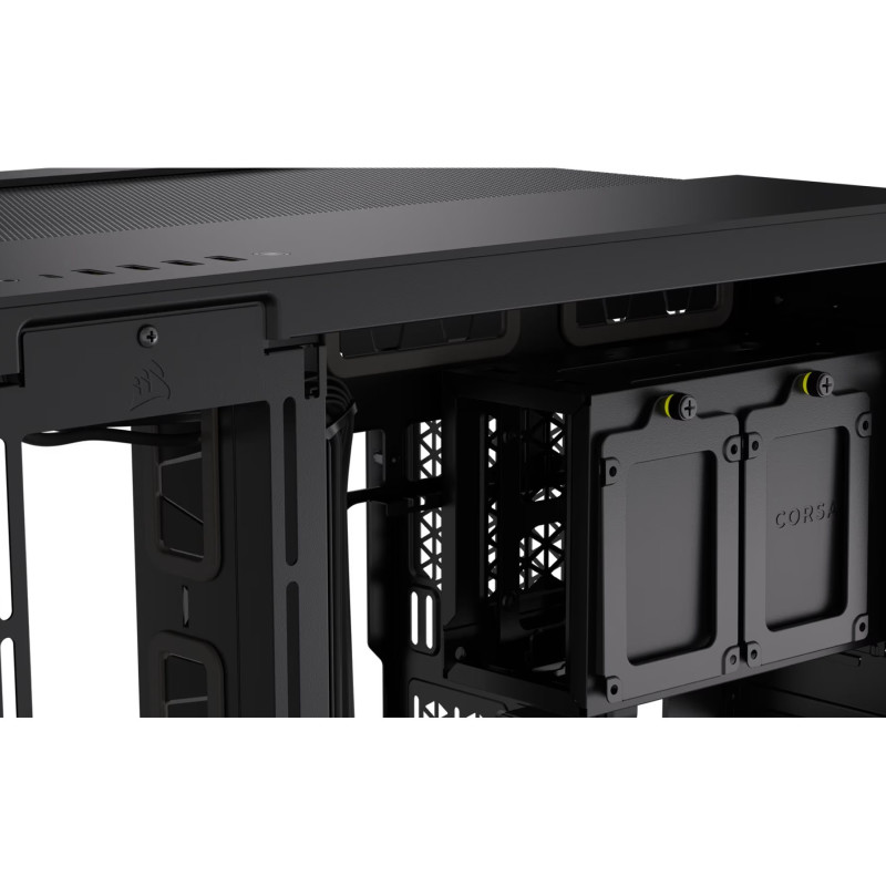 Corsair Dual Chamber PC korpuss | iCUE LINK 6500X RGB | Melns | Mid Tower | ATX