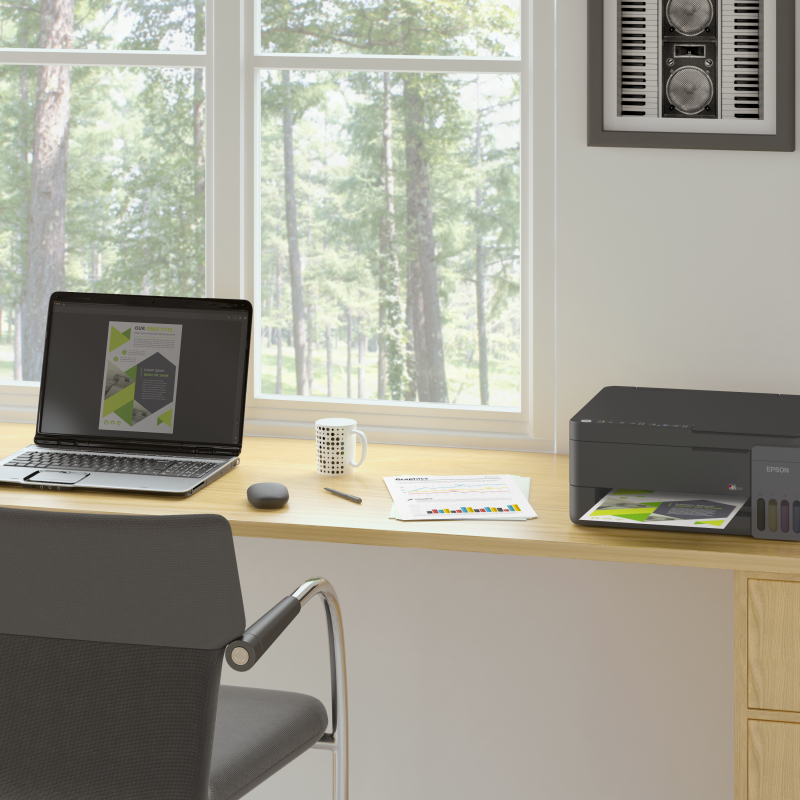 Epson EcoTank | L3350 | Tintes printeris | Krāsu | Multifunkcionāls printeris | A4 | Wi‑Fi | Melns