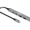 PORT CONNECT | USB-C koncentrators ar 4 USB portiem, 1× USB-C, 100W