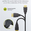 Goobay 80104 Soft HDMI augstas pārvades ātruma kabelis ar Ethernet | Soft | 3 m