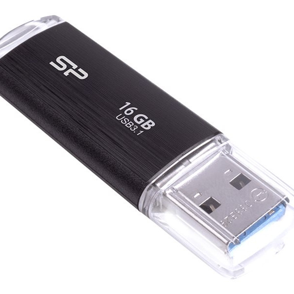 Silicon Power | Blaze B02 | 16 GB | USB 3.0 | Melns