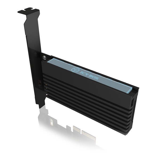 Raidsonic | ICY BOX | PCIe karte ar M.2 M-Key ligzdu vienai M.2 NVMe SSD