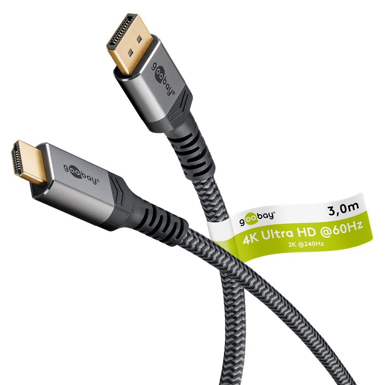 Goobay DisplayPort uz HDMI kabelis | 65270 | 3 m