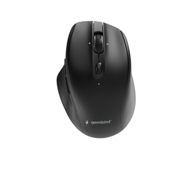 Gembird Dual-mode pele | MUSW2-6B-02 | Bezvadu | 2.4G, Bluetooth | Melna