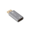 Lanberg Displayport (M) to HDMI (F) Adapter 4K, Silver | AD-DP-HD-01