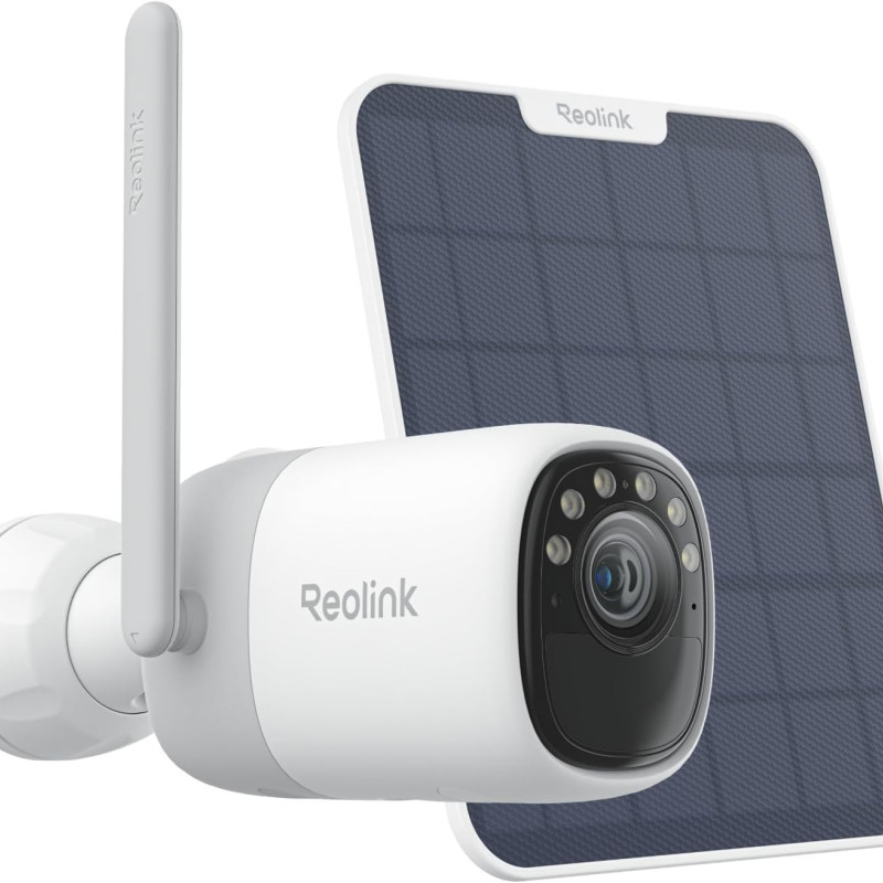 Reolink | Wireless Pan & Tilt Long Lasting Solar/Battery Camera with Spotlights | Altas Series B630 with Solar Panel | Bullet | 4 MP | 4mm/F1.0 | Micro SD, Max. 512 GB