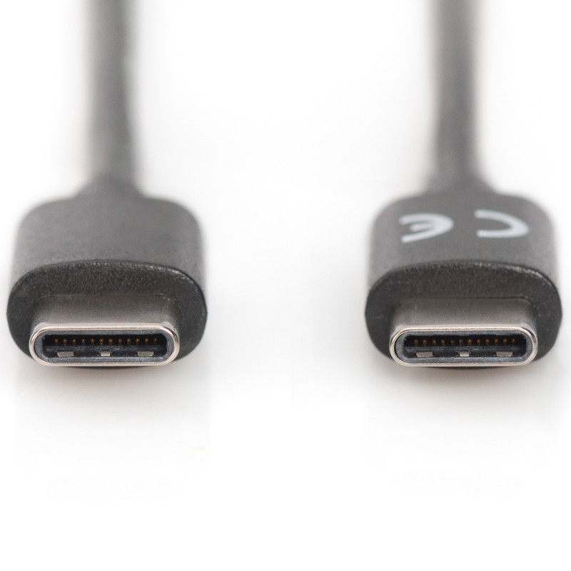 Digitus | USB Type-C savienojuma kabelis | AK-300138-010-S | USB-C uz USB-C USB spraudnis 2.0 (Type C) | USB spraudnis 2.0 (Type C)