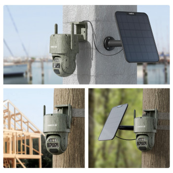 Reolink | TrackMix Series G770 Maskēšanās ar saules paneli 2.4G LTE Divu objektīvu akumulatora drošības kamera | PTZ | 4 MP | 2.8mm/F1.6 | IP65 | H.264/H.265 | Micro SD, max. 256 GB