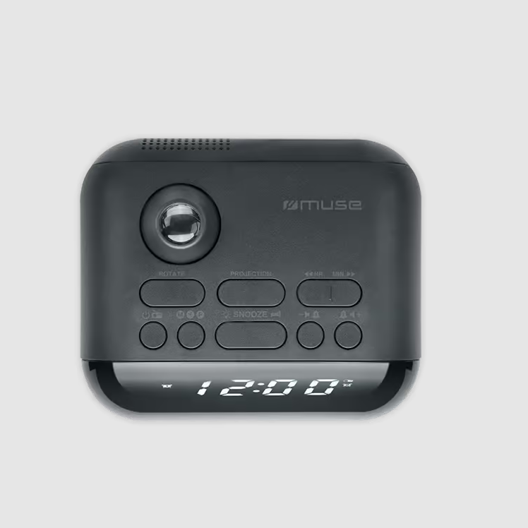 Muse Clock Radio With Projection | M-179 P | FM radio
