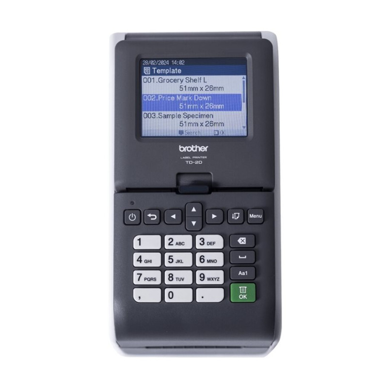 Brother TD-2320DSA203 etiķešu, aproču un čeku printeris | Brother
