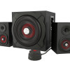 GENESIS Helium 610BT datoru skaļruņi, vadu, Bluetooth, melni | Genesis | Helium 610BT | Bluetooth | sarkani/melni