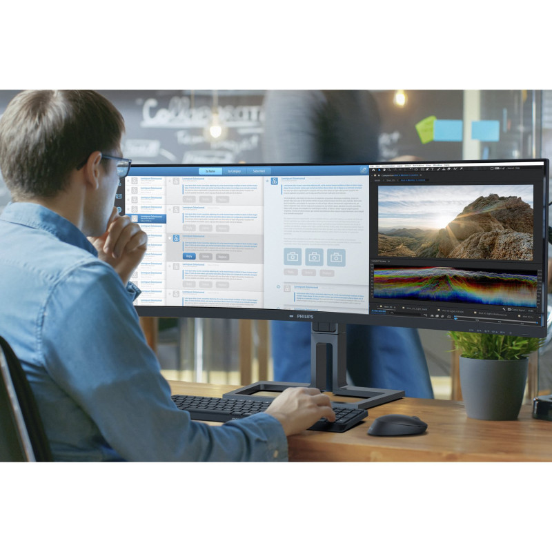 Philips | Curved Business Monitor | 45B1U6900C/00 | 44.5