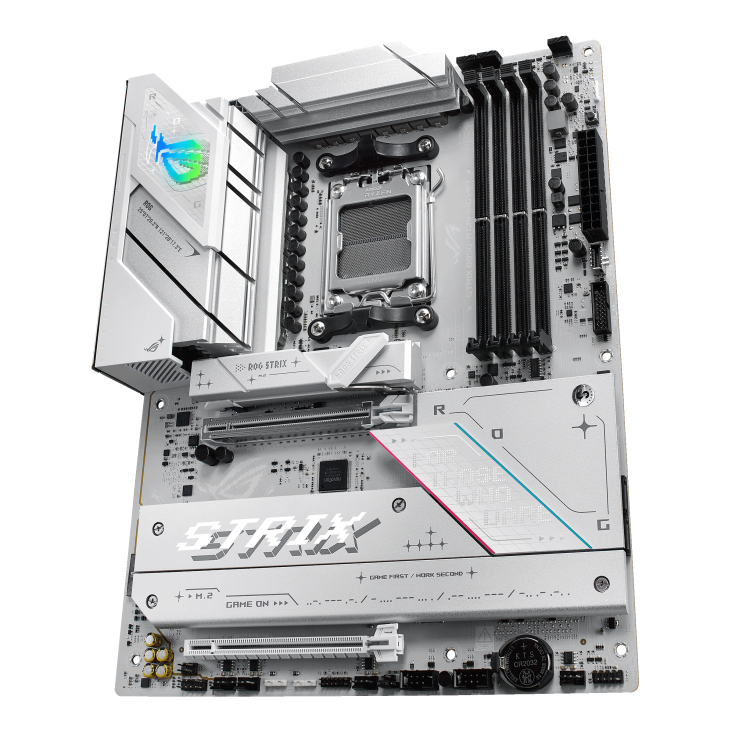 Asus ROG STRIX B850-A GAMING WIFI | Processor family AMD | Processor socket AM5 | DDR5 | Supported hard disk drive interfaces SATA, M.2 | Number of SATA connectors 2