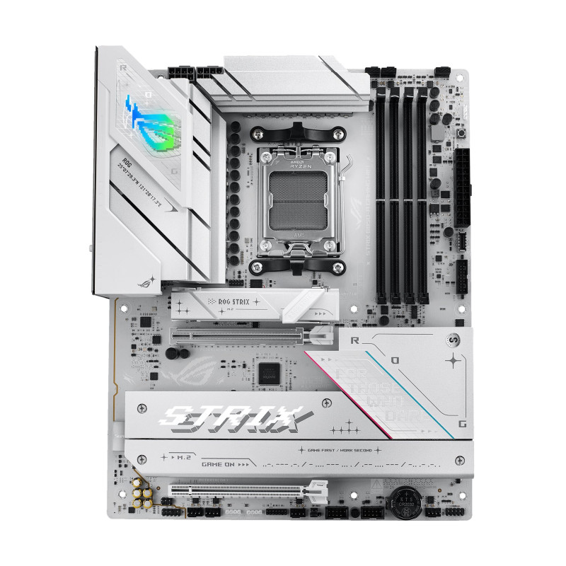 Asus ROG STRIX B850-A GAMING WIFI | Processor family AMD | Processor socket AM5 | DDR5 | Supported hard disk drive interfaces SATA, M.2 | Number of SATA connectors 2