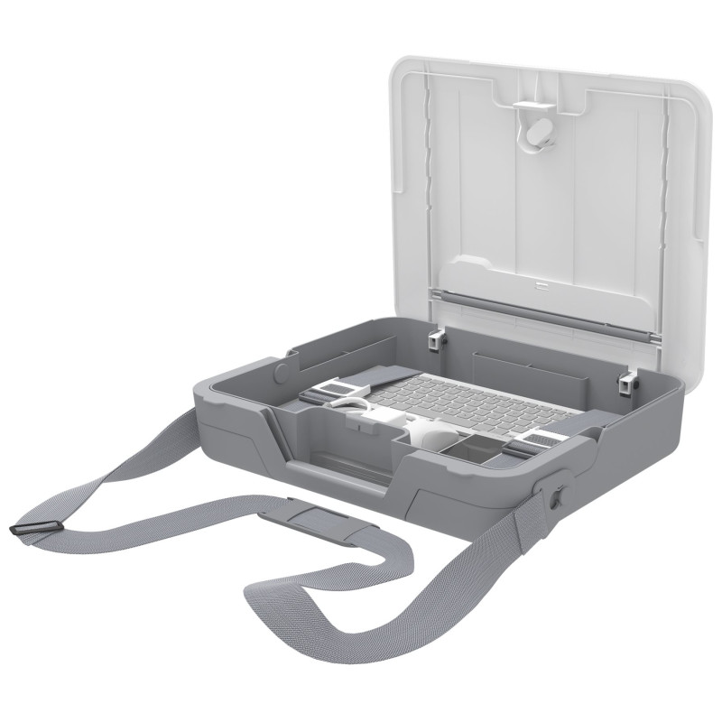 Fellowes | Breyta 2in1 Laptop Carry Case/Laptop Riser | White | 384 x 308 x 89 mm