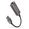 AXAGON ADE-TR Kompakts alumīnija USB 3.2 Gen 1 Gigabit Ethernet 10/100/1000 Mbit adapteris ar automātisku instalāciju