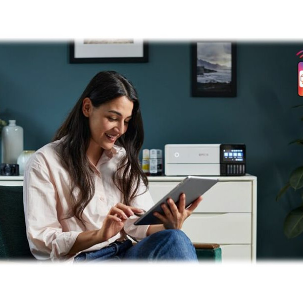 Epson | Bezvadu foto printeris | EcoTank L8160 | Tintes | Krāsains | Tintes daudzfunkcionālais printeris | A4 | Wi‑Fi | Pelēks